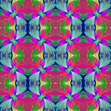 Vitray Rüzgar çok renkli güzel simetrik desen