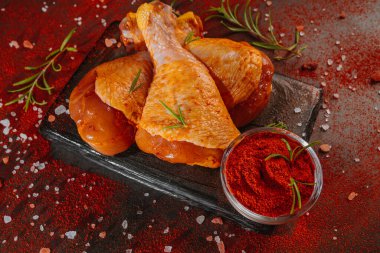 Tavuk budu baharatlı, tuzlu, kırmızı biberli..