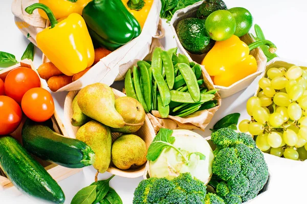 Fresh Vegetables Green Food Super Food Fresh Vegetables Table Market — Stock Photo, Image