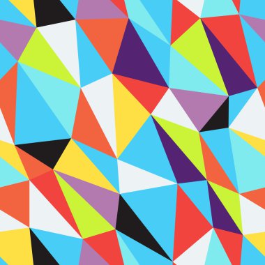 Parlak sorunsuz üçgen arka plan