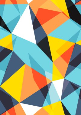 Parlak sorunsuz üçgen arka plan