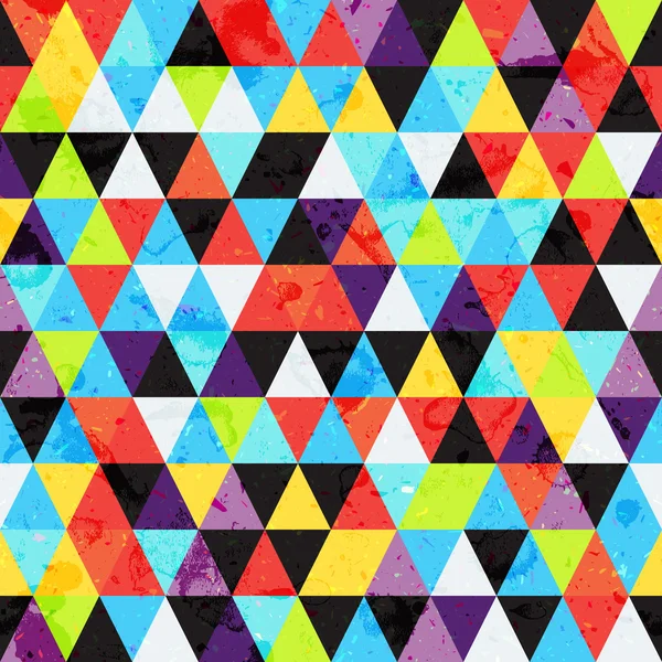 シームレスな三角形の明るい背景 — ストックベクタ