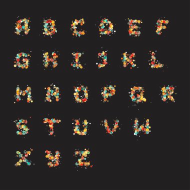 Bubble harfler ayarla