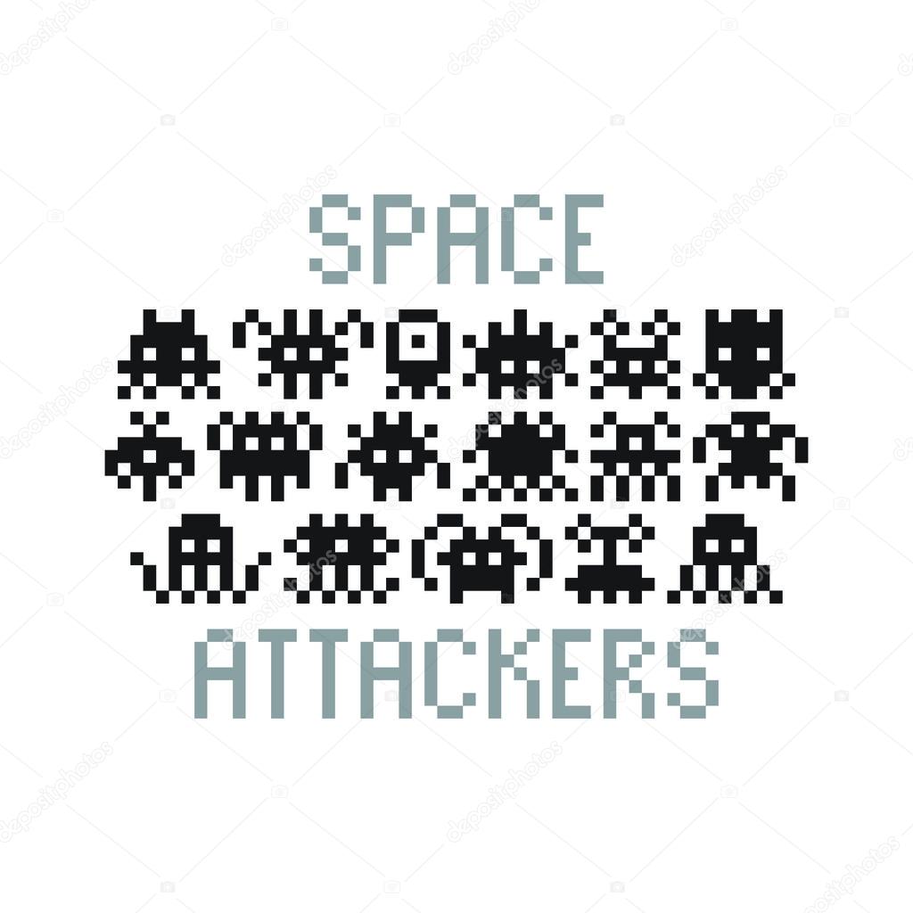 Space Attackers icons