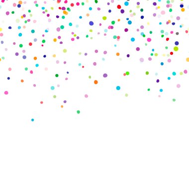 Arka plan ile düşen konfeti