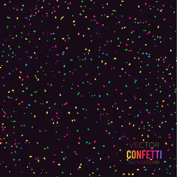 Fête confettis fond — Image vectorielle