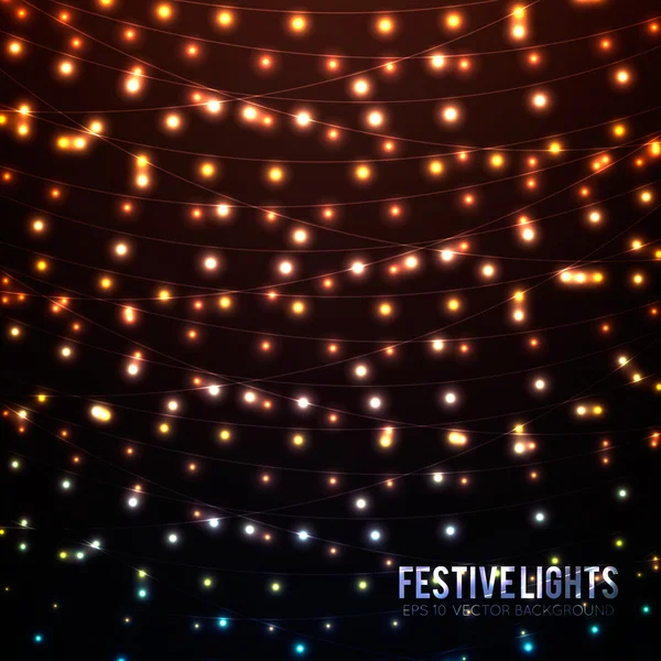 Luces brillantes fondo — Vector de stock