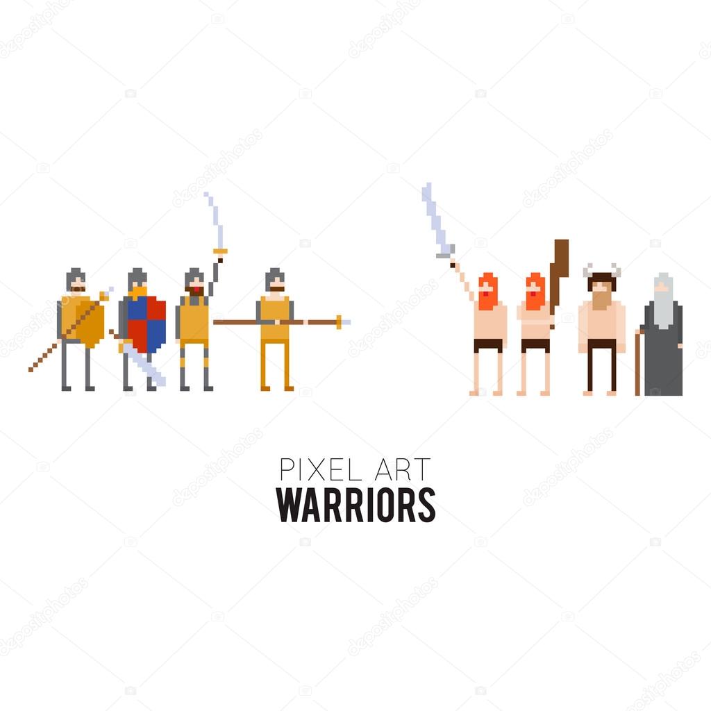 Pixel Warriors icons