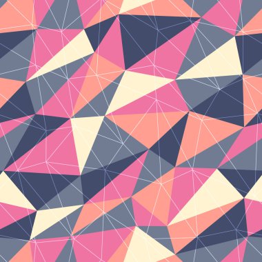 Retro arka plan zekâ üçgenler