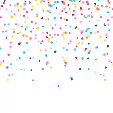 sorunsuz geçmiş konfeti ile