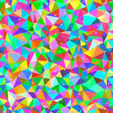 parlak üçgenler ile sorunsuz arka plan