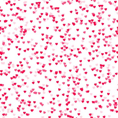 Seamless background with hearts clipart