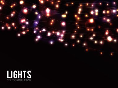 parlayan ışıkları olan arkaplan