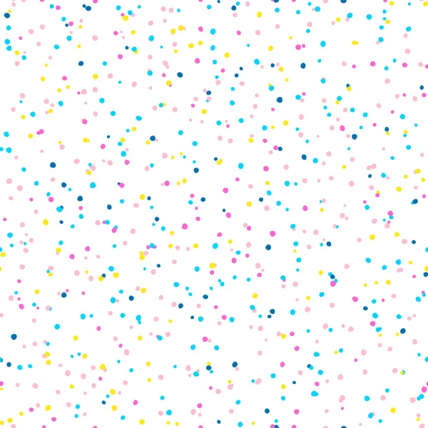 Seamless background with  confetti — Stock Vector