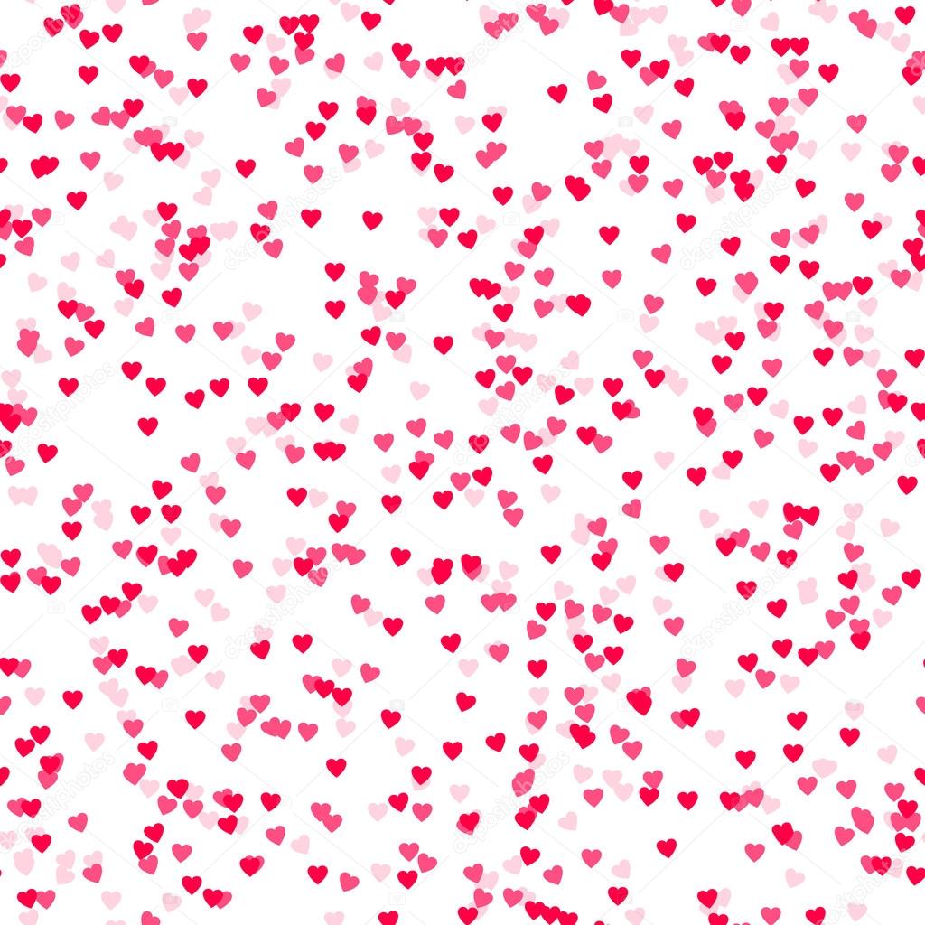 Seamless background with hearts