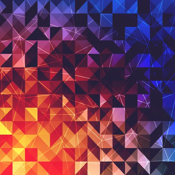 Abstraktní pozadí s trojúhelníky — Stockový vektor