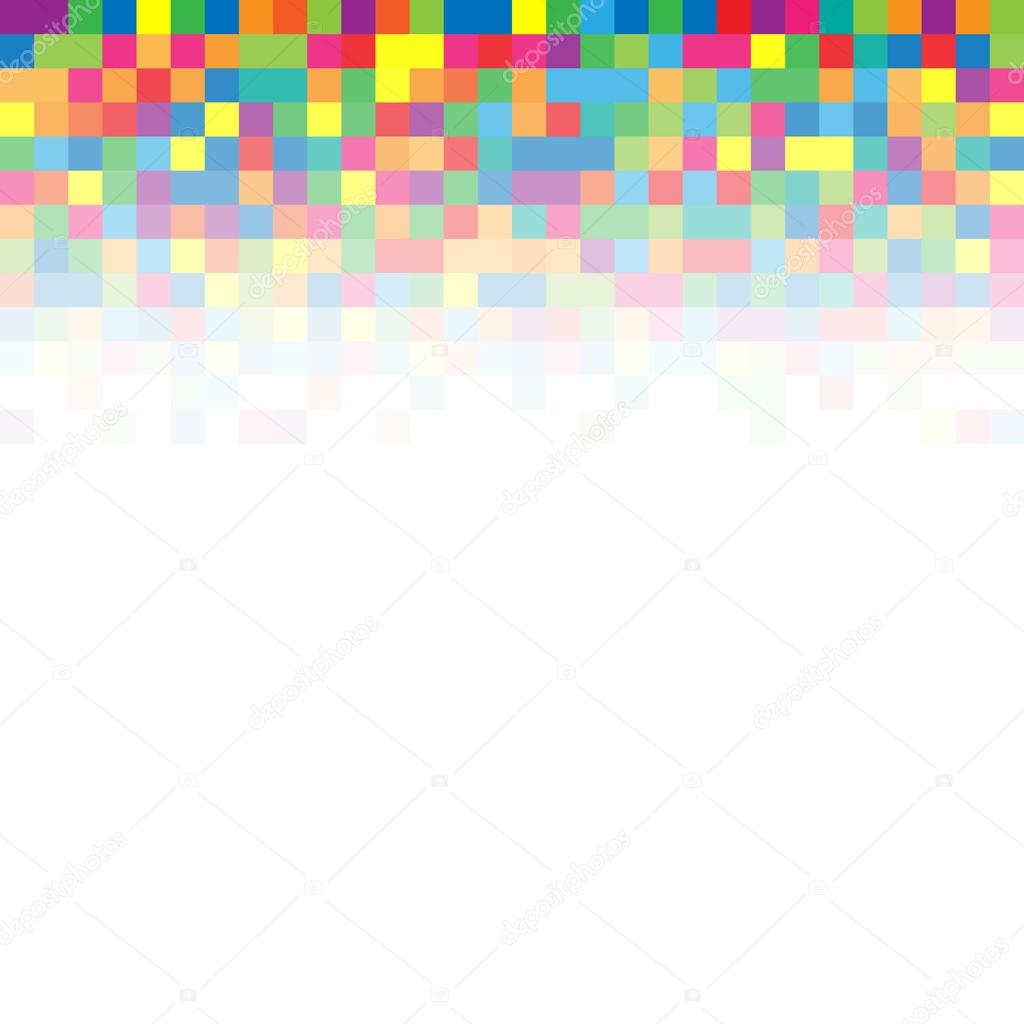 Background with different colored squares