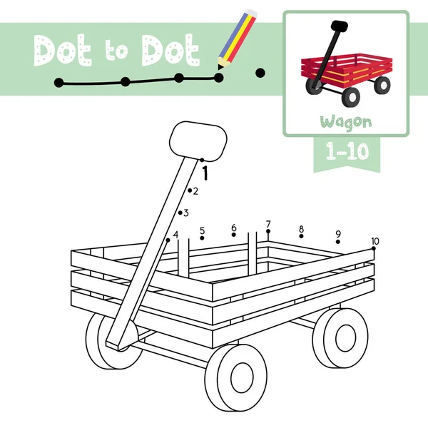 Ponto Ponto Jogo Educativo Livro Colorir Transporte Desenhos Animados Carro  imagem vetorial de natchapohn© 349473642