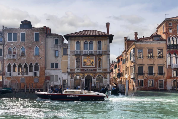Venise Italie Octobre 2019 Vue Sur Grand Canal Avec Bateau — Photo