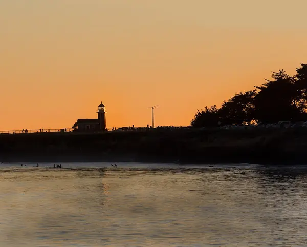 Coucher de soleil à Santa Cruz — Photo