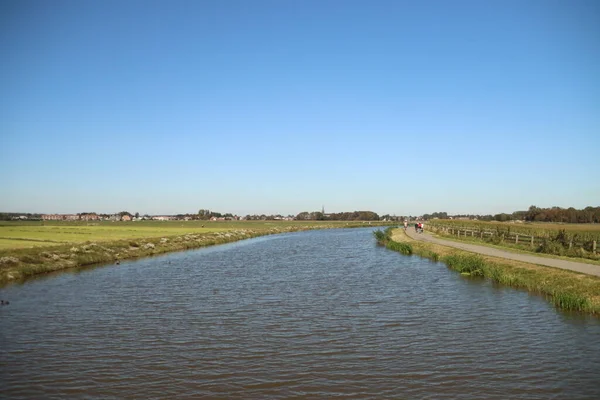 Polder Bas Des Pays Bas Zuidplaspolder Entre Gouda Rotterdam Nouveau — Photo