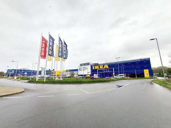 Proveedor Muebles Sueco Ikea Encuentra Cerca Autopista A13 Delft Los — Foto de Stock