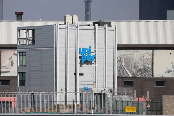 Rotterdam 'daki Maasvlakte Limanı' ndaki elektrik santralinin logosu.