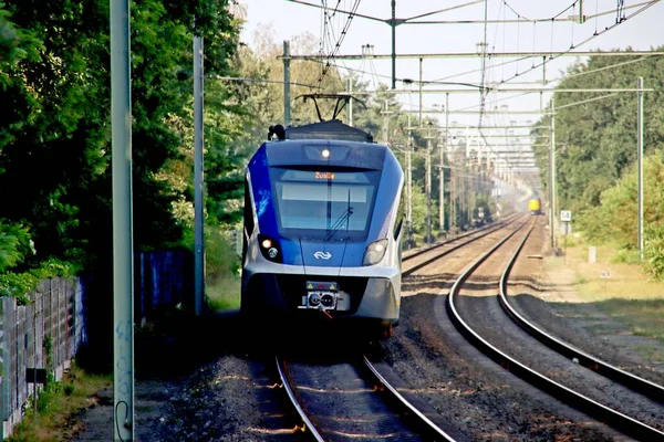 Sng Sprinter Icm Koploper Intercity Railroad Track Wezep Netherlands — Fotografia de Stock