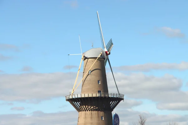 Das Noletmolen Schiedam Ist Die Höchste Windmühle Der Niederlande — Stockfoto