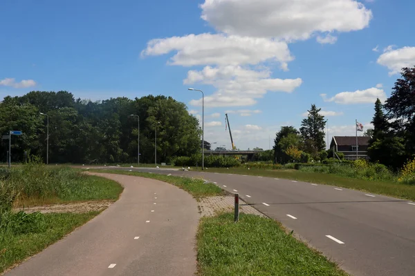 Nejnižší Polder Nizozemsku Zuidplaspolder Mezi Městy Gouda Rotterdam Kde Staví — Stock fotografie