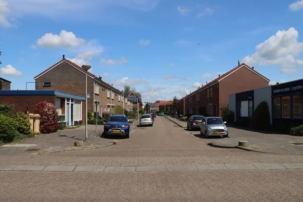 Verzetstraat Okrese Dorrestein Nieuwerkerk Aan Den Ithe Nizozemsku — Stock fotografie