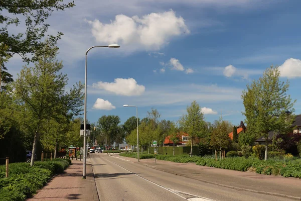 Hlavní Silnice Europalaan Obci Nieuwerkerk Aan Den Ithe Nizozemsko — Stock fotografie