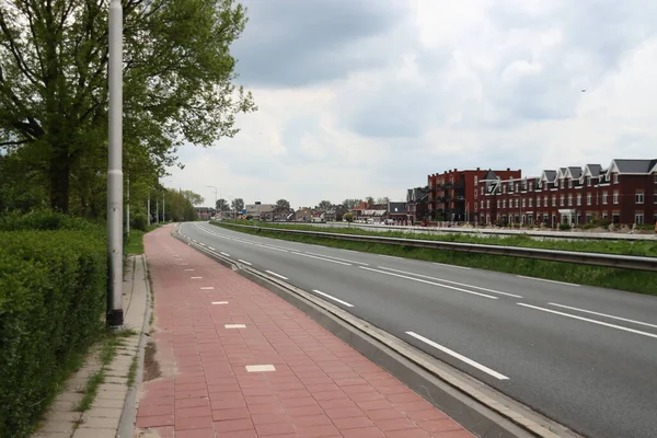 Regionální Silnice N207 Mezi Městy Gouda Waddinxveen Nizozemsku — Stock fotografie