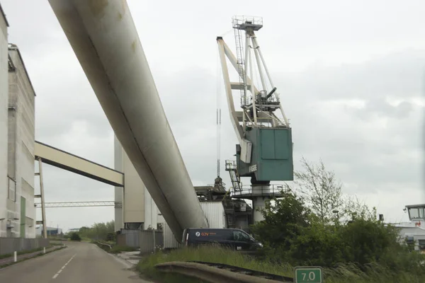 Productie Installatie Van Beton Cement Enci Ijmuiden — Stockfoto