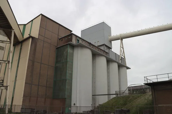 Production Plant Concrete Cement Enci Ijmuiden Netherlands — Stock Photo, Image