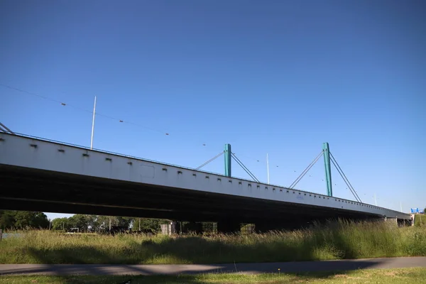 Galecopperbrug Brigada Sobre Amsterdam Rijnkanaal Auto Estrada A12 Utrecht Nos — Fotografia de Stock