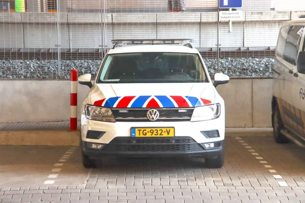 Auto Van Veiligheid Van Spoorwegen Het Centraal Station Utrecht — Stockfoto