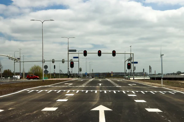 N457 Regionale Weg Moordrechtboog Bij Het Gebied Voor Nieuw Dorp — Stockfoto