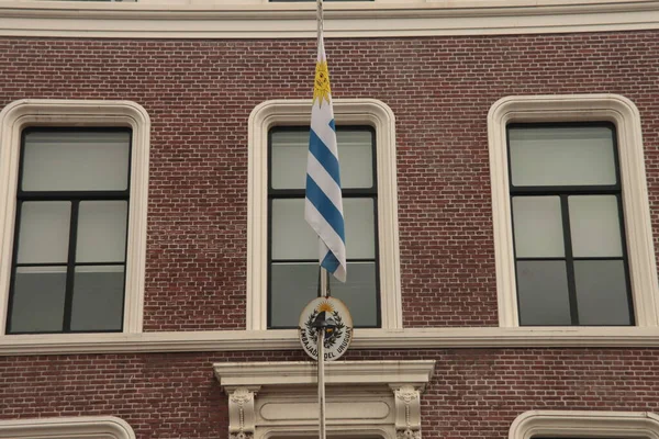 Embassy Uruguay Mauritskade Hague Netherlands — Stock Photo, Image