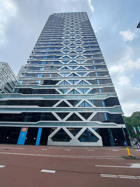 Büro Und Hotelturm Babylon Den Haag Centraal Station Den Niederlanden — Stockfoto