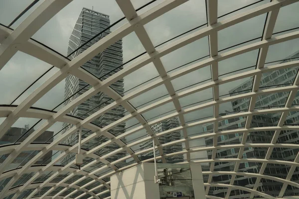 Estación Metro Línea Ret Entre Rotterdam Haya Estación Den Haag — Foto de Stock