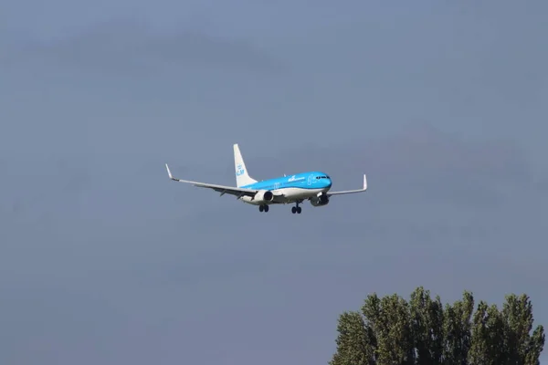 Bga Boeing 0737 800 Klm Royal Dutch Airlines Aircraft Está — Fotografia de Stock