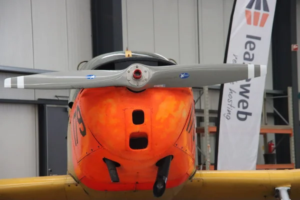 Avión Educación Fokker Los Marines Reales Hangar —  Fotos de Stock