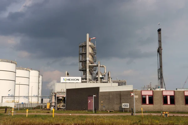 Hexxion Checmial Plant Botlekově Přístavu Přístavu Rotterdam Nizozemsku — Stock fotografie