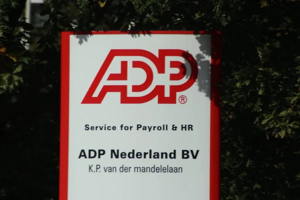 Lista Płac Dostawcy Usług Adp Rotterdamie Crooswijk Holandii — Zdjęcie stockowe