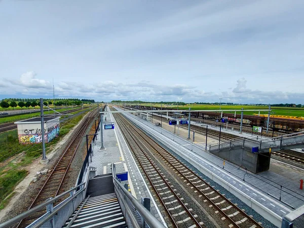 Stadler Flirt Nahverkehrszug Von Bahnhof Lage Zwaluwe Den Niederlanden — Stockfoto