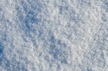 Yukarıdan arka plan olarak görülen kar