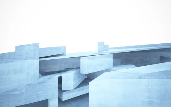 Blå betong — Stockfoto