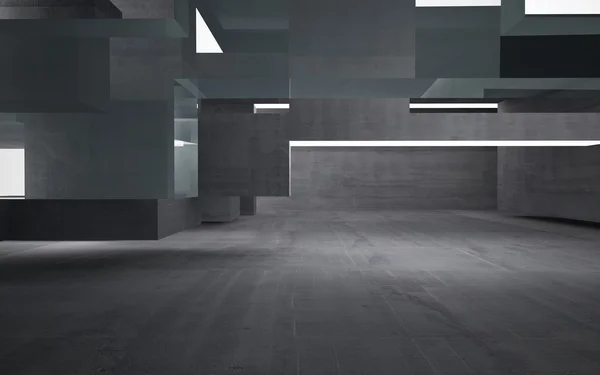 Empty dark abstract concrete room interior — Stock Image Empty dark abstract concrete room interior Stock Photo