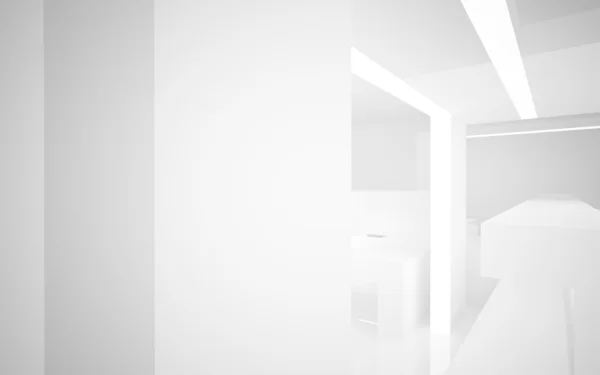 Interior abstract alb — Fotografie, imagine de stoc